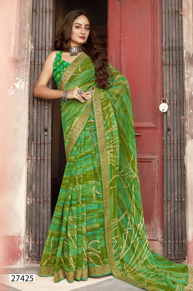 Imarti By Vallabhi Georgette Designer Printed Sarees Wholesale Shop in Surat